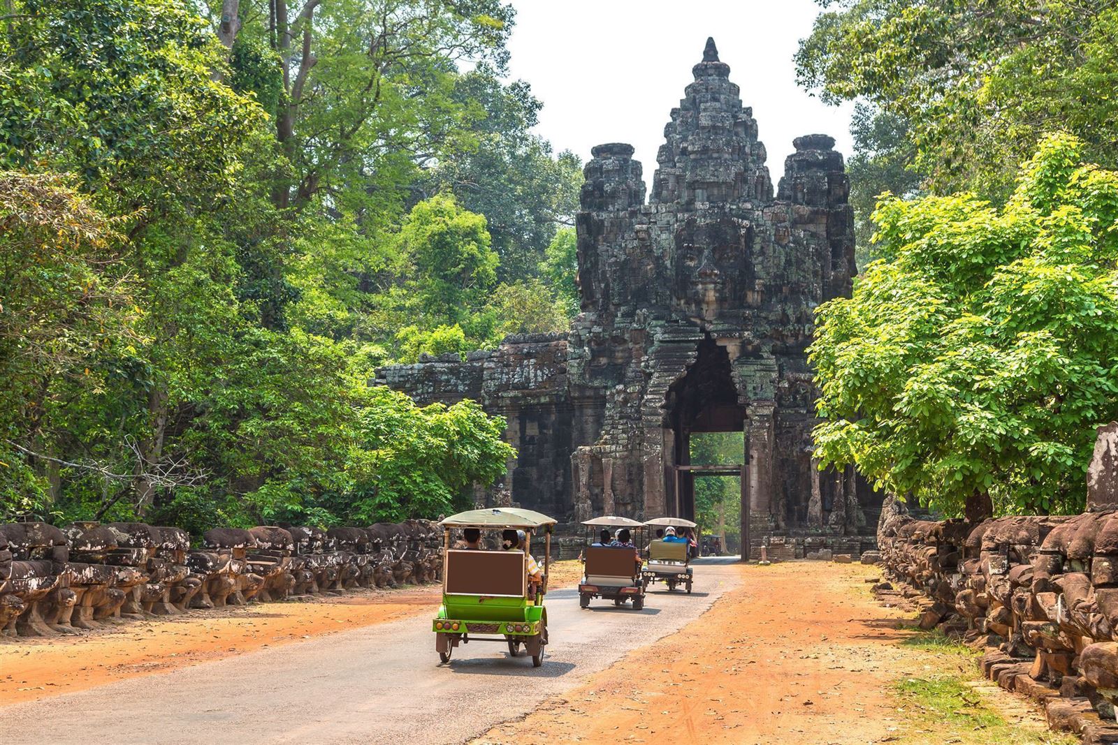 Fahrt nach Angkor Wat mit dem Tuk Tuk